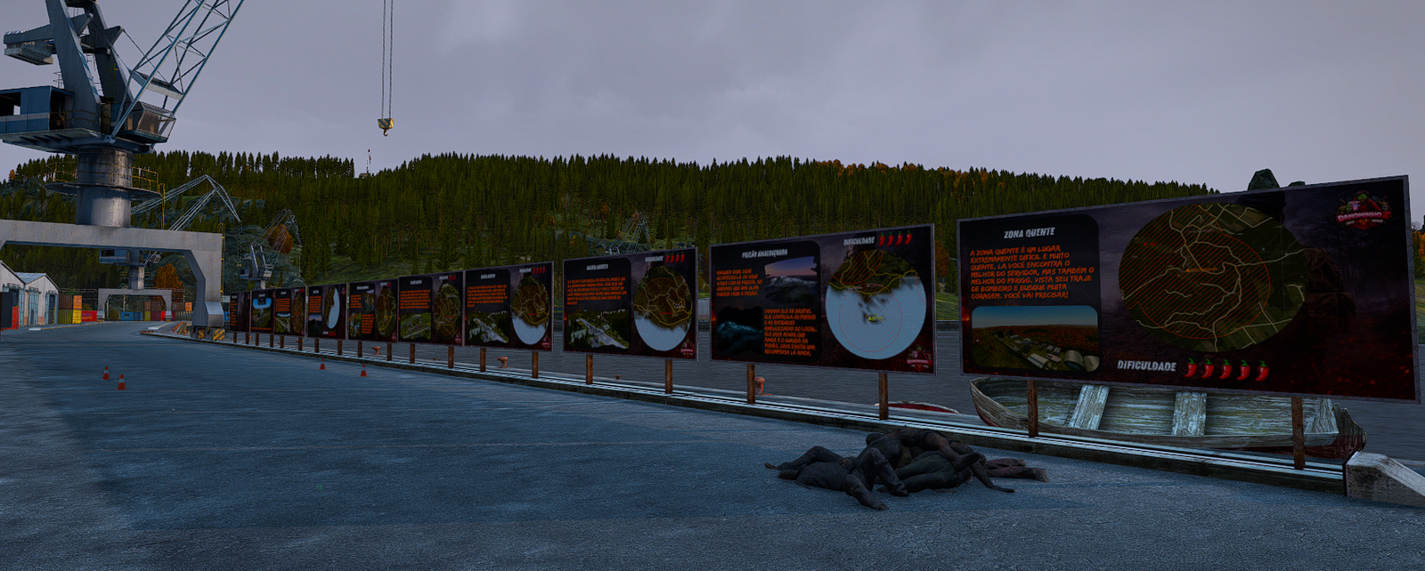 Outdoors - dicas no mapa